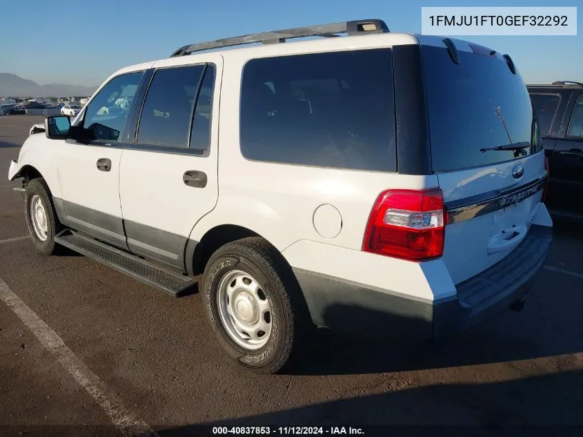 1FMJU1FT0GEF32292 2016 Ford Expedition Xl