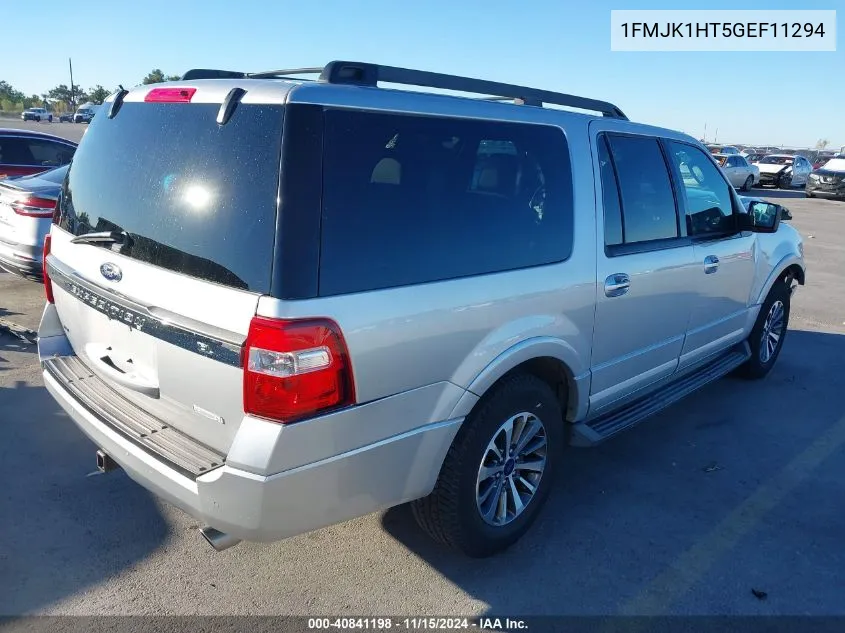 2016 Ford Expedition El Xlt VIN: 1FMJK1HT5GEF11294 Lot: 40841198