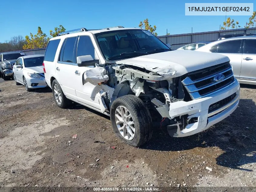 2016 Ford Expedition Limited VIN: 1FMJU2AT1GEF02442 Lot: 40855376