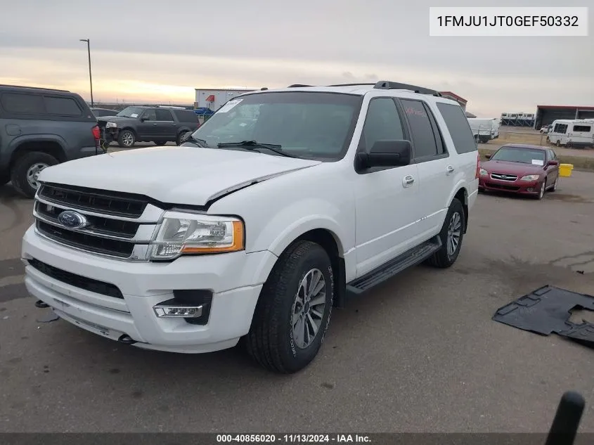 2016 Ford Expedition Xlt VIN: 1FMJU1JT0GEF50332 Lot: 40856020