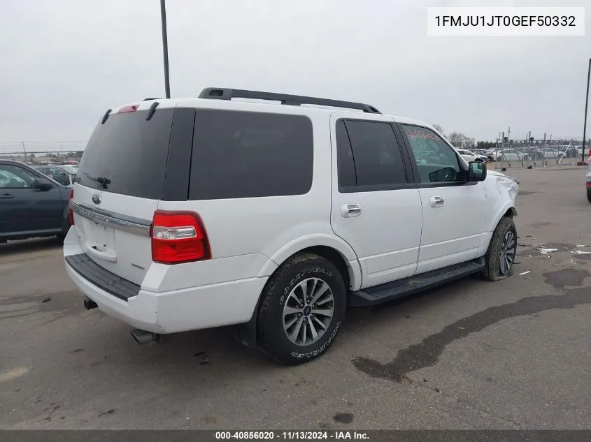 2016 Ford Expedition Xlt VIN: 1FMJU1JT0GEF50332 Lot: 40856020