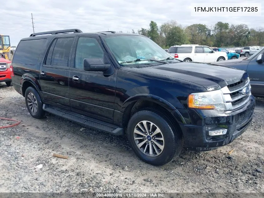 2016 Ford Expedition El Xlt VIN: 1FMJK1HT1GEF17285 Lot: 40880016