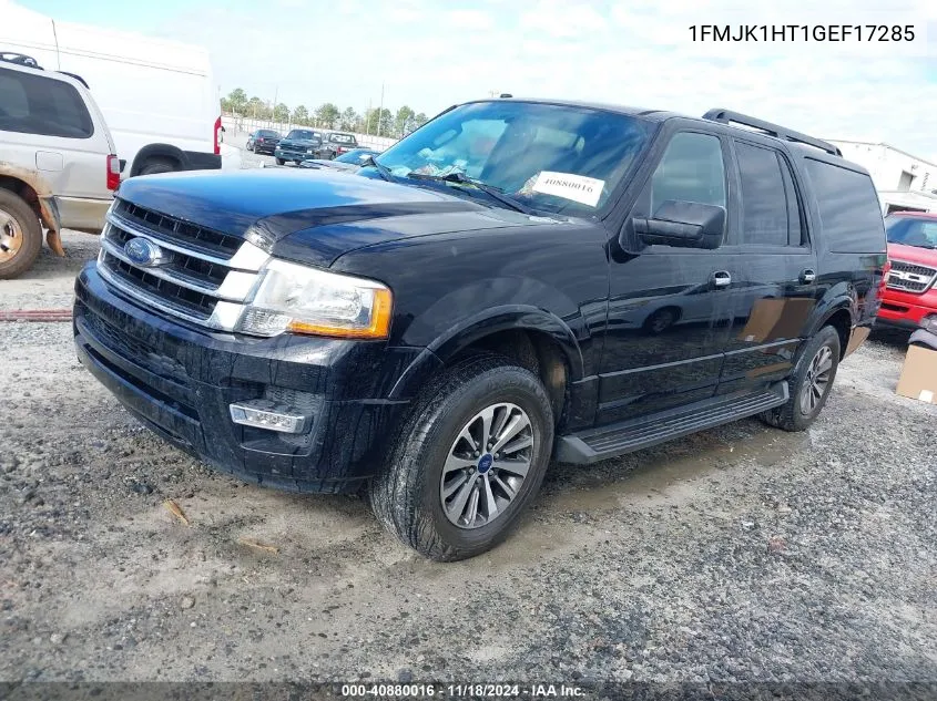 2016 Ford Expedition El Xlt VIN: 1FMJK1HT1GEF17285 Lot: 40880016