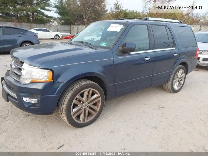 2016 Ford Expedition Limited VIN: 1FMJU2AT6GEF26901 Lot: 40899357