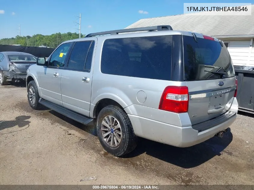 2017 Ford Expedition El Xlt VIN: 1FMJK1JT8HEA48546 Lot: 39675804