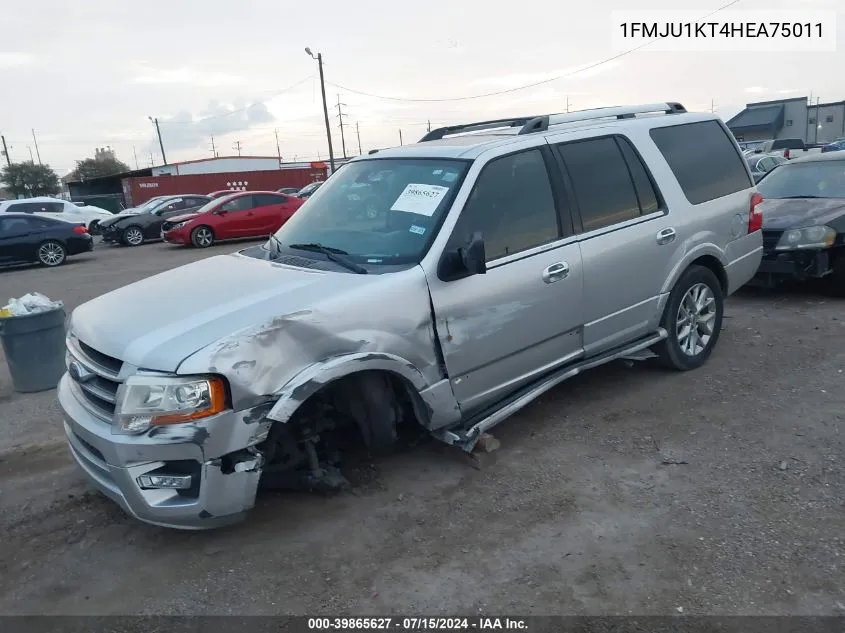 2017 Ford Expedition Limited VIN: 1FMJU1KT4HEA75011 Lot: 39865627