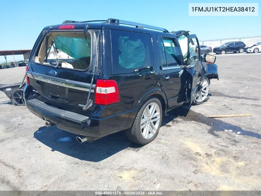 1FMJU1KT2HEA38412 2017 Ford Expedition Limited