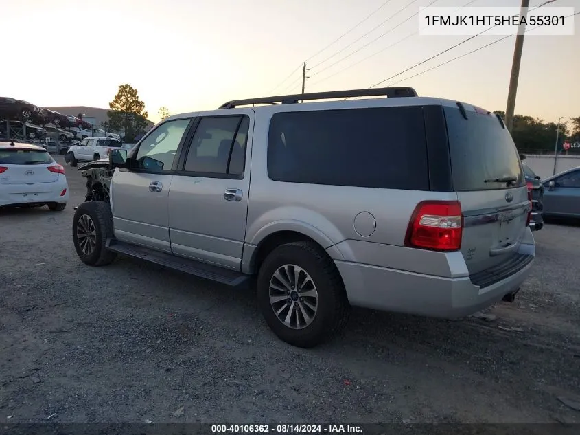 2017 Ford Expedition El Xlt VIN: 1FMJK1HT5HEA55301 Lot: 40106362