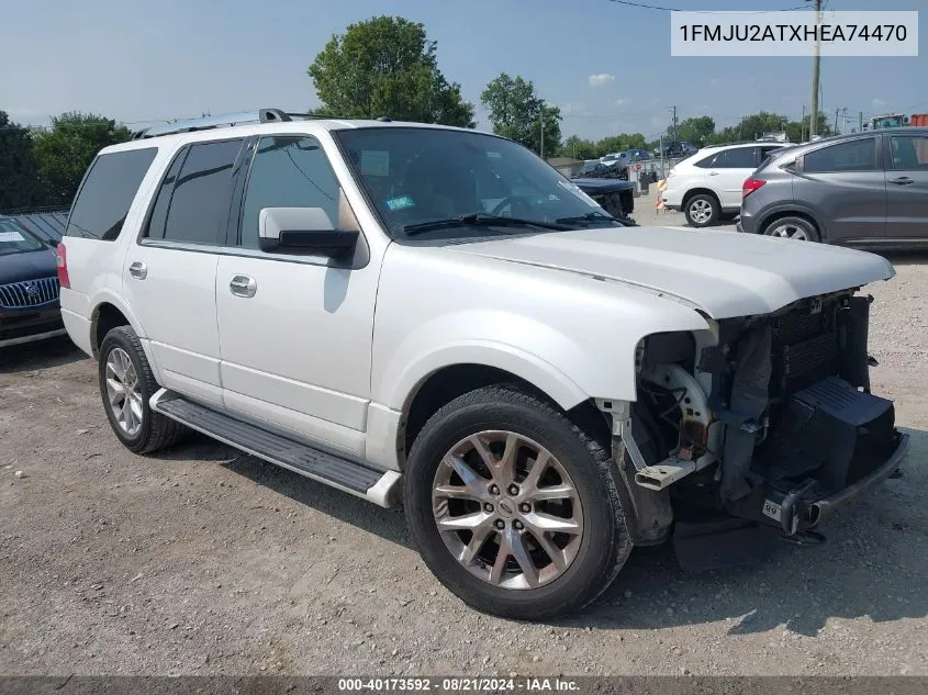 2017 Ford Expedition Limited VIN: 1FMJU2ATXHEA74470 Lot: 40173592