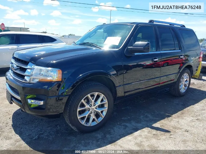 2017 Ford Expedition Limited VIN: 1FMJU2AT8HEA76248 Lot: 40177999