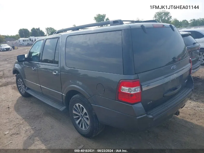 1FMJK1JT6HEA01144 2017 Ford Expedition El Xlt