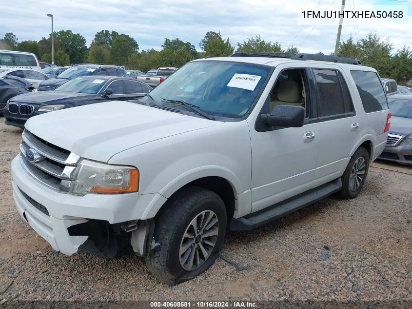 2017 Ford Expedition Xlt VIN: 1FMJU1HTXHEA50458 Lot: 40608581