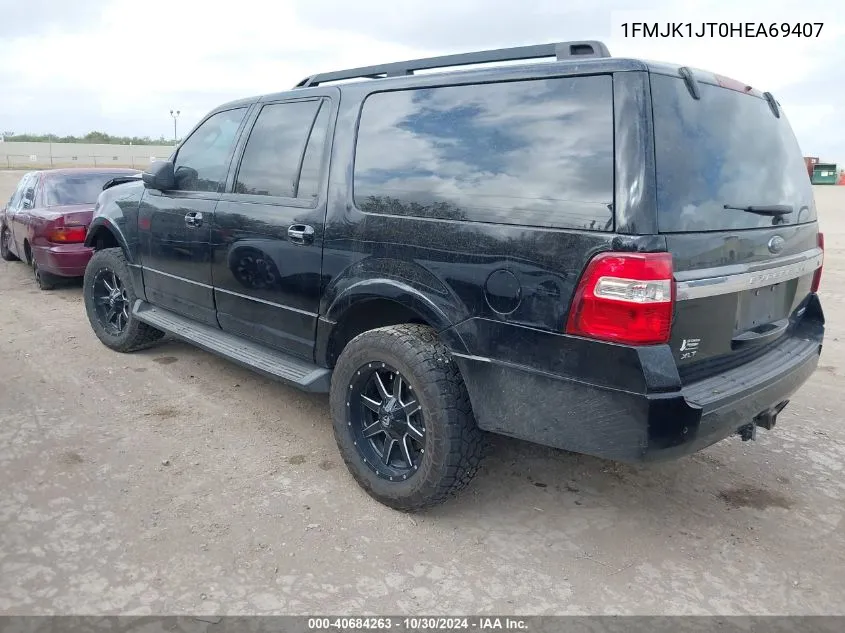 2017 Ford Expedition El Xlt VIN: 1FMJK1JT0HEA69407 Lot: 40684263