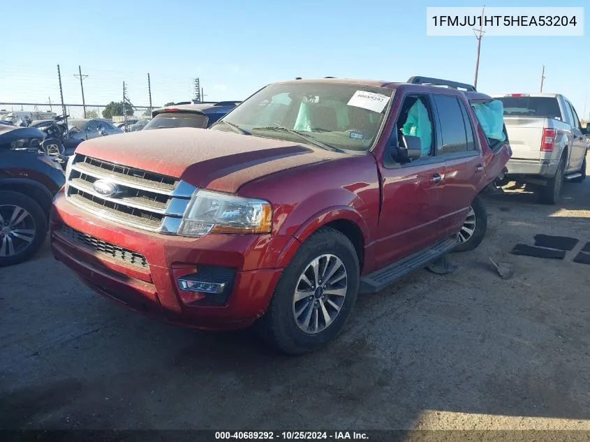 2017 Ford Expedition Xlt VIN: 1FMJU1HT5HEA53204 Lot: 40689292