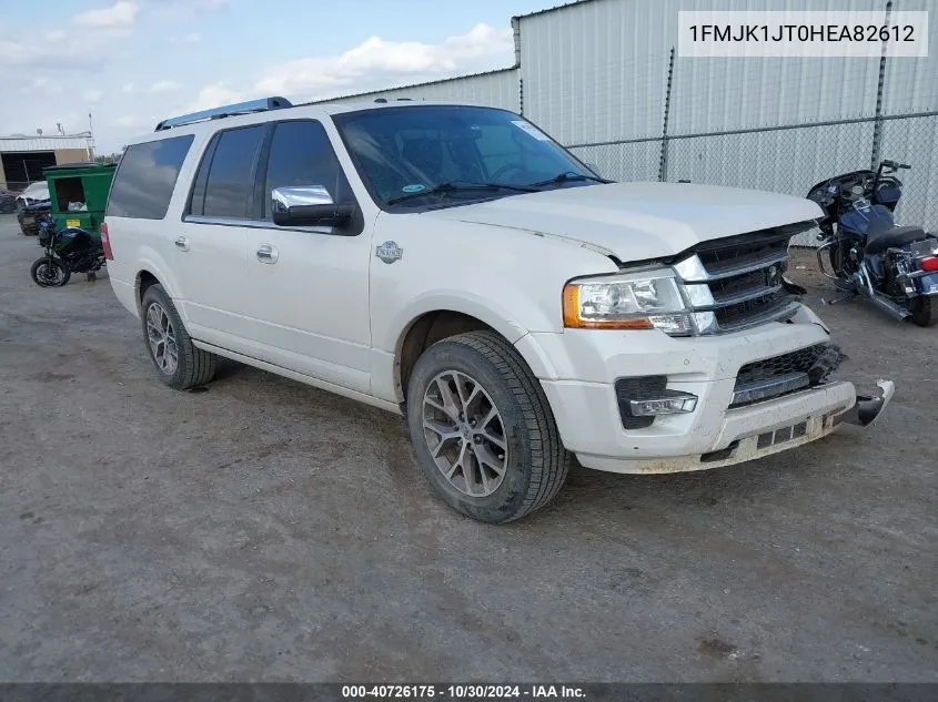 2017 Ford Expedition El King Ranch VIN: 1FMJK1JT0HEA82612 Lot: 40726175