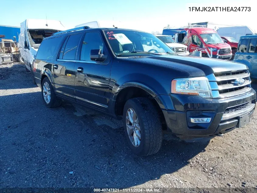 2017 Ford Expedition El Limited VIN: 1FMJK2AT1HEA24773 Lot: 40747821