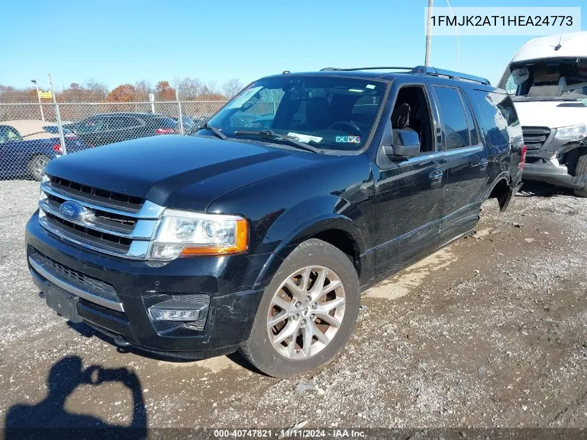 2017 Ford Expedition El Limited VIN: 1FMJK2AT1HEA24773 Lot: 40747821