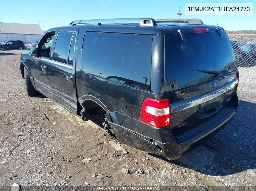 2017 Ford Expedition El Limited VIN: 1FMJK2AT1HEA24773 Lot: 40747821