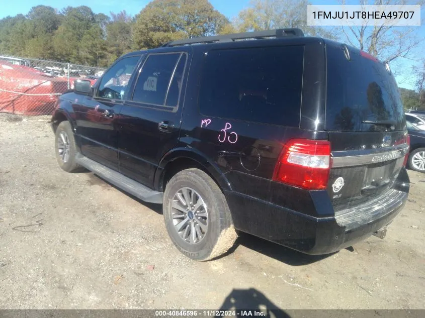 2017 Ford Expedition Xlt VIN: 1FMJU1JT8HEA49707 Lot: 40846596