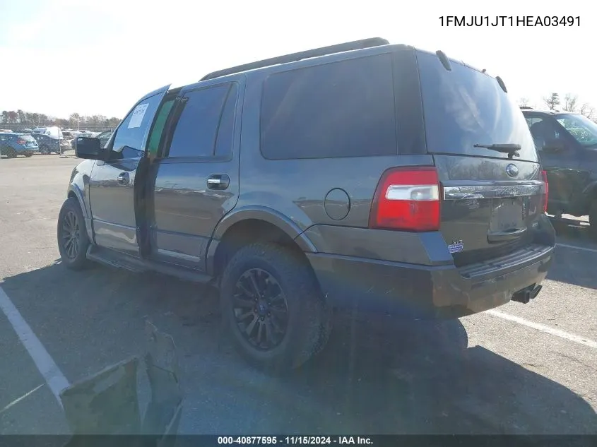 2017 Ford Expedition Xlt VIN: 1FMJU1JT1HEA03491 Lot: 40877595