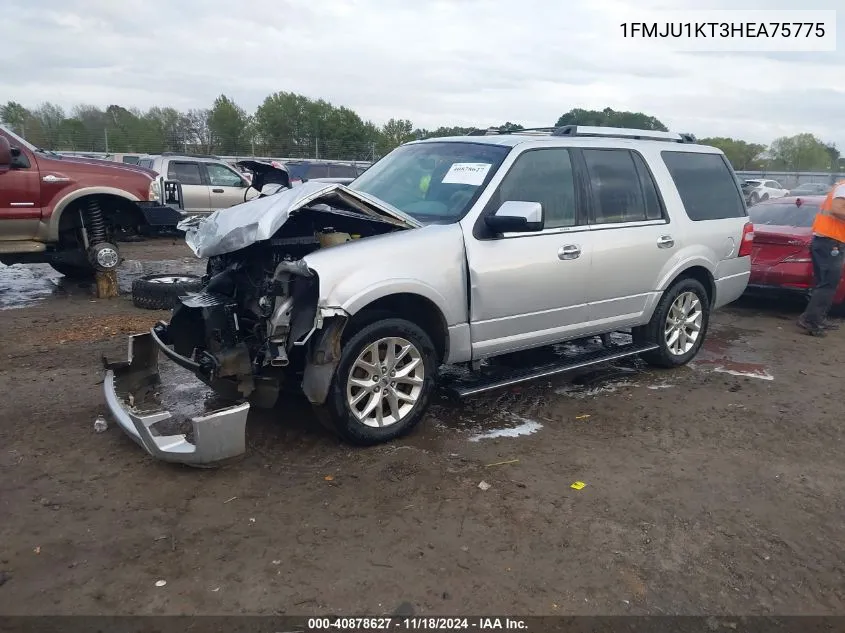 2017 Ford Expedition Limited VIN: 1FMJU1KT3HEA75775 Lot: 40878627