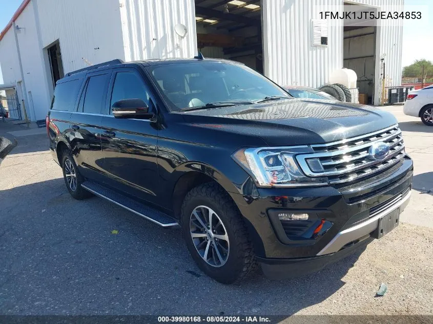 2018 Ford Expedition Max Xlt VIN: 1FMJK1JT5JEA34853 Lot: 39980168