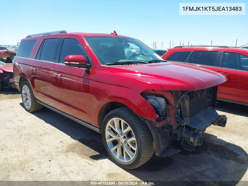 2018 Ford Expedition Max Limited VIN: 1FMJK1KT5JEA13483 Lot: 40152499