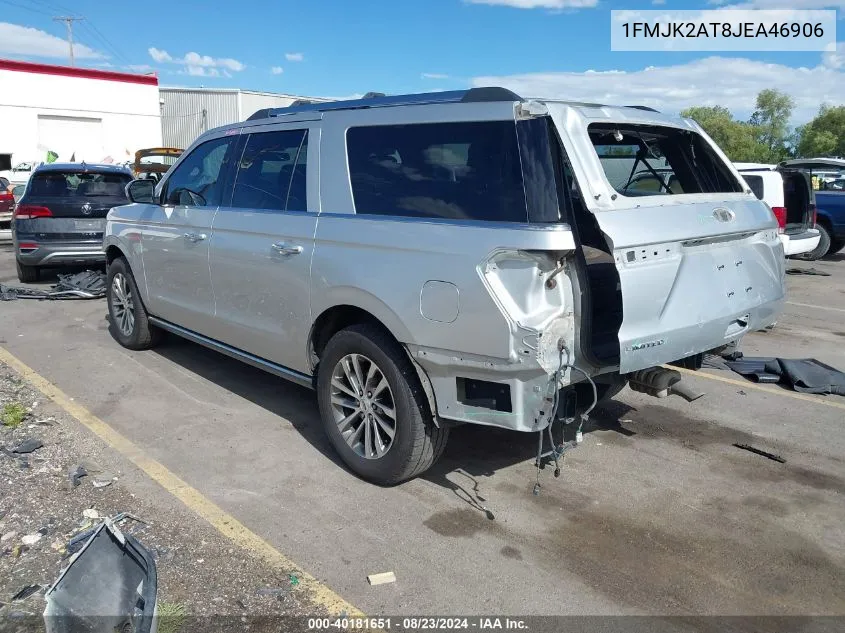 2018 Ford Expedition Max Limited VIN: 1FMJK2AT8JEA46906 Lot: 40181651