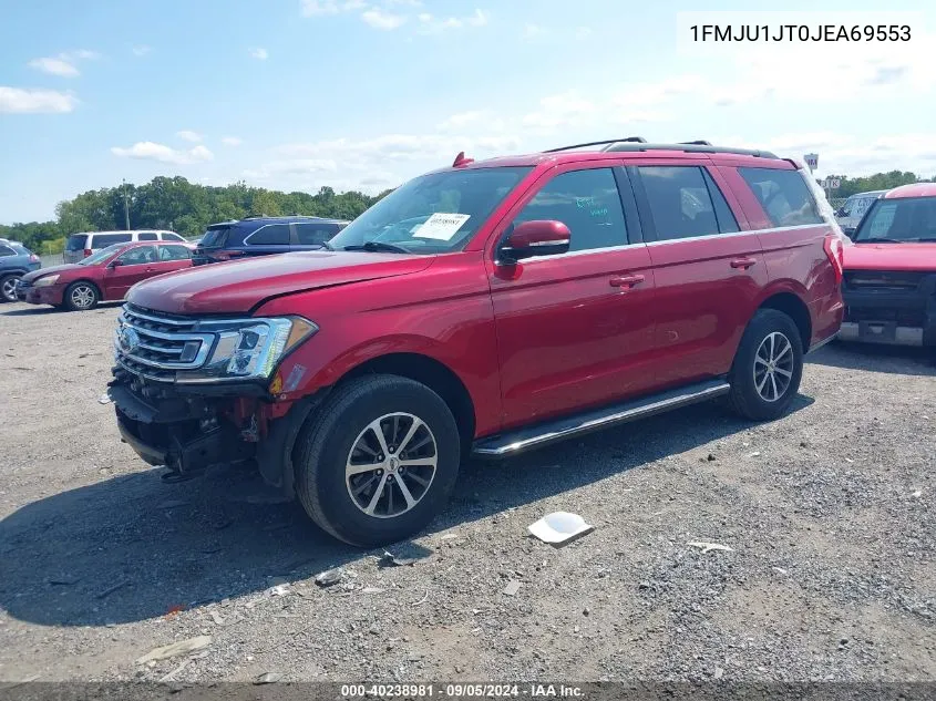 2018 Ford Expedition Xlt VIN: 1FMJU1JT0JEA69553 Lot: 40238981