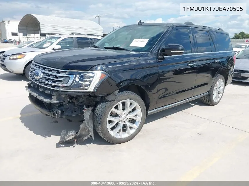 2018 Ford Expedition Limited VIN: 1FMJU1KT7JEA70505 Lot: 40413608