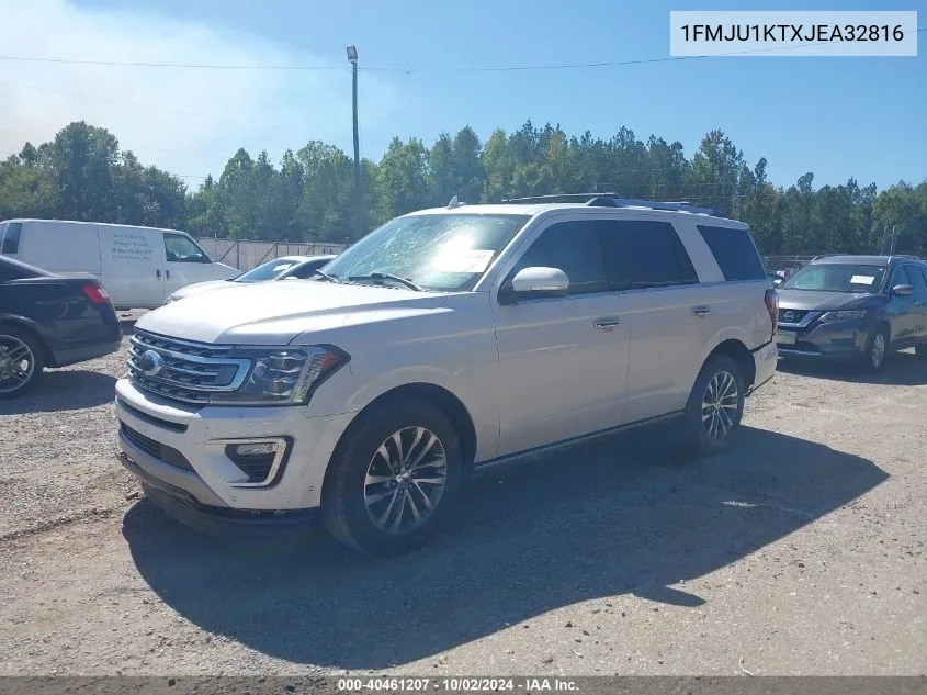 2018 Ford Expedition Limited VIN: 1FMJU1KTXJEA32816 Lot: 40461207