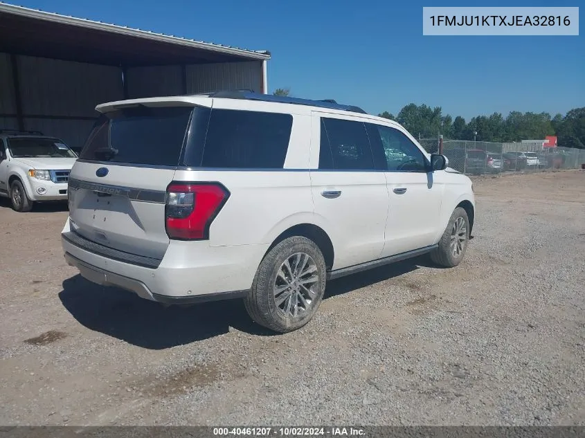 2018 Ford Expedition Limited VIN: 1FMJU1KTXJEA32816 Lot: 40461207