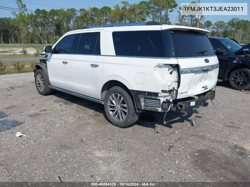 2018 Ford Expedition Max Limited VIN: 1FMJK1KT3JEA23011 Lot: 40594329