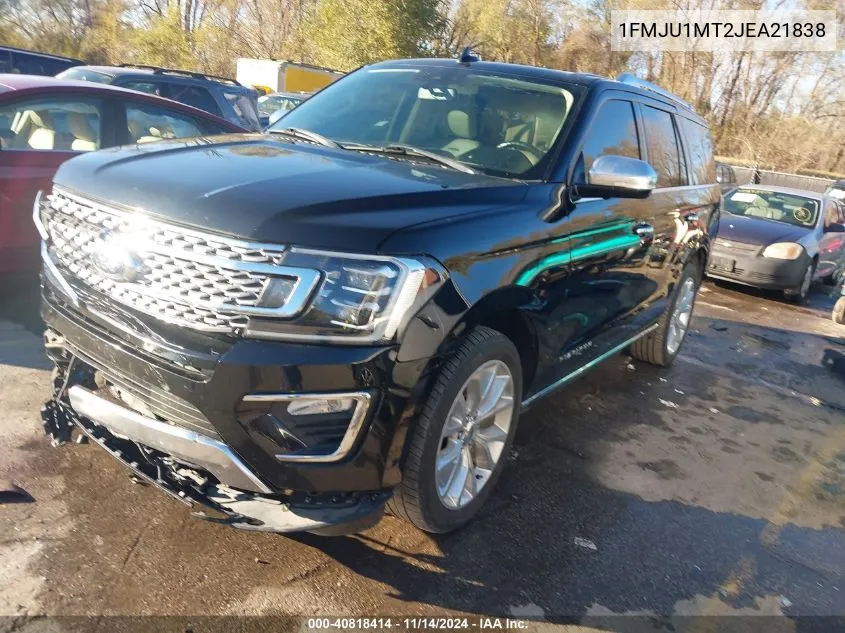 2018 Ford Expedition Platinum VIN: 1FMJU1MT2JEA21838 Lot: 40818414