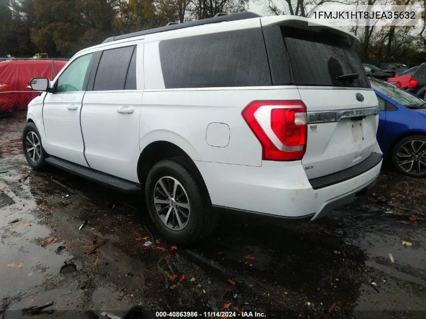 2018 Ford Expedition Max Xlt VIN: 1FMJK1HT8JEA35632 Lot: 40863986