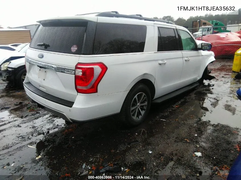 2018 Ford Expedition Max Xlt VIN: 1FMJK1HT8JEA35632 Lot: 40863986