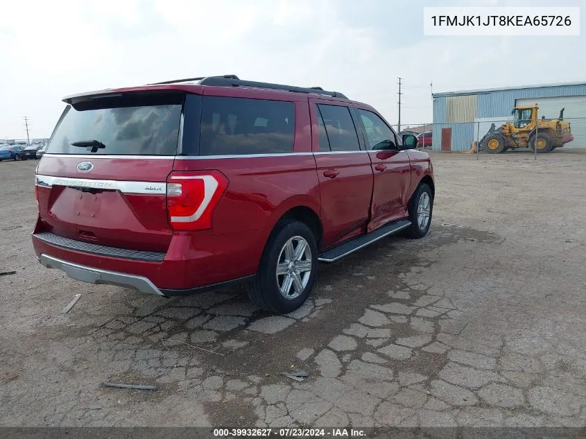 1FMJK1JT8KEA65726 2019 Ford Expedition Max Xlt