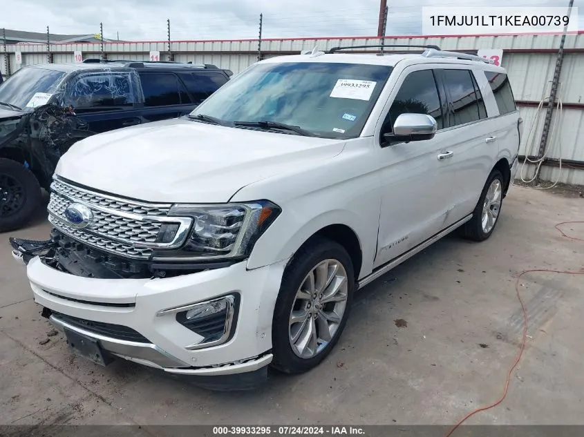 2019 Ford Expedition Platinum VIN: 1FMJU1LT1KEA00739 Lot: 39933295