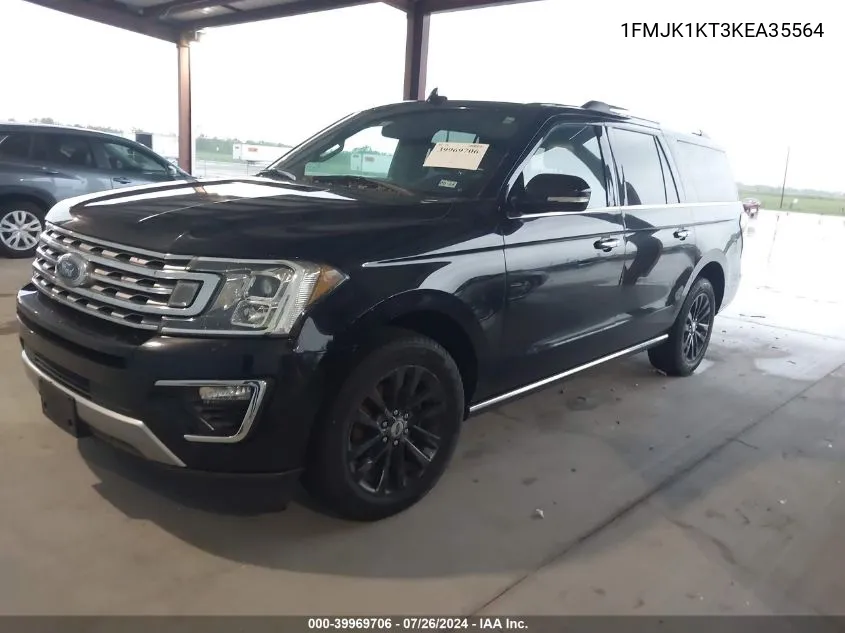 2019 Ford Expedition Max Limited VIN: 1FMJK1KT3KEA35564 Lot: 39969706