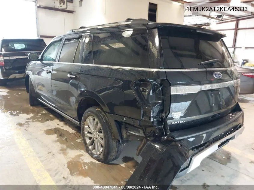 1FMJK2AT2KEA45333 2019 Ford Expedition Max Limited