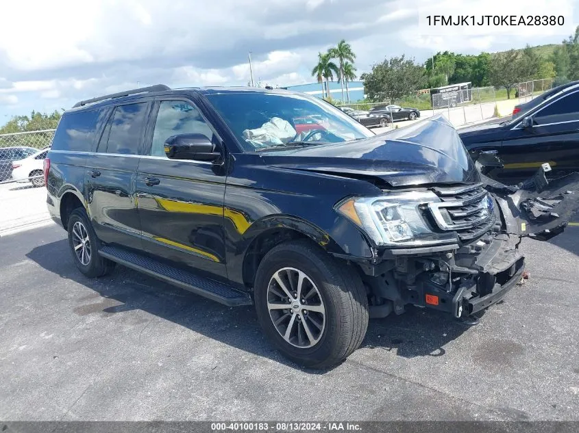 2019 Ford Expedition Max Xlt VIN: 1FMJK1JT0KEA28380 Lot: 40100183