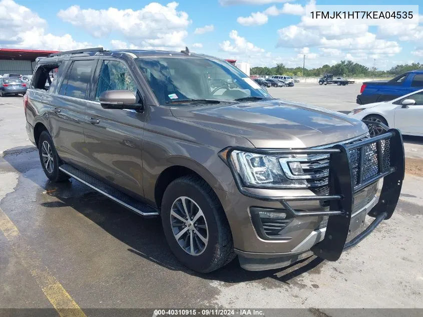 2019 Ford Expedition Max Xlt VIN: 1FMJK1HT7KEA04535 Lot: 40310915