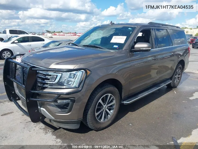 2019 Ford Expedition Max Xlt VIN: 1FMJK1HT7KEA04535 Lot: 40310915