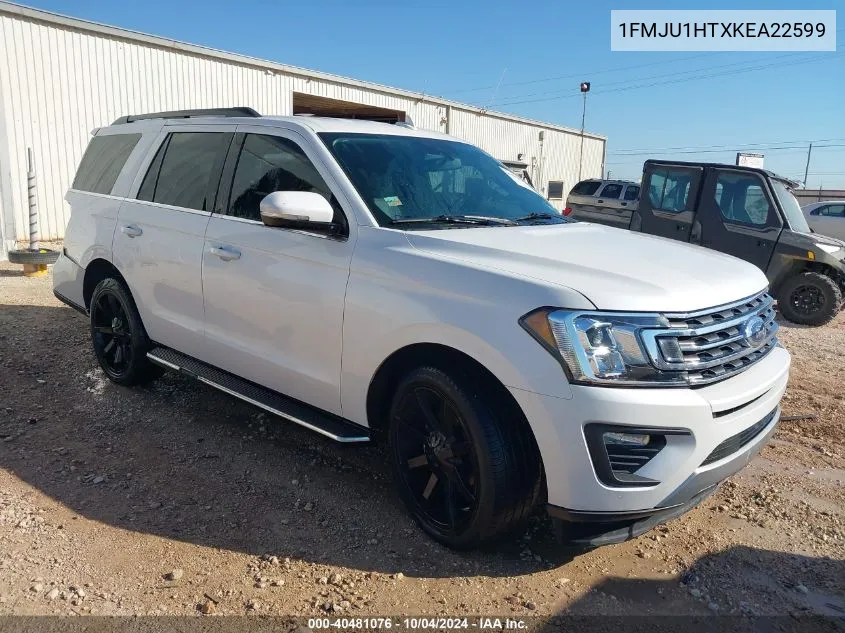 2019 Ford Expedition Xlt VIN: 1FMJU1HTXKEA22599 Lot: 40481076