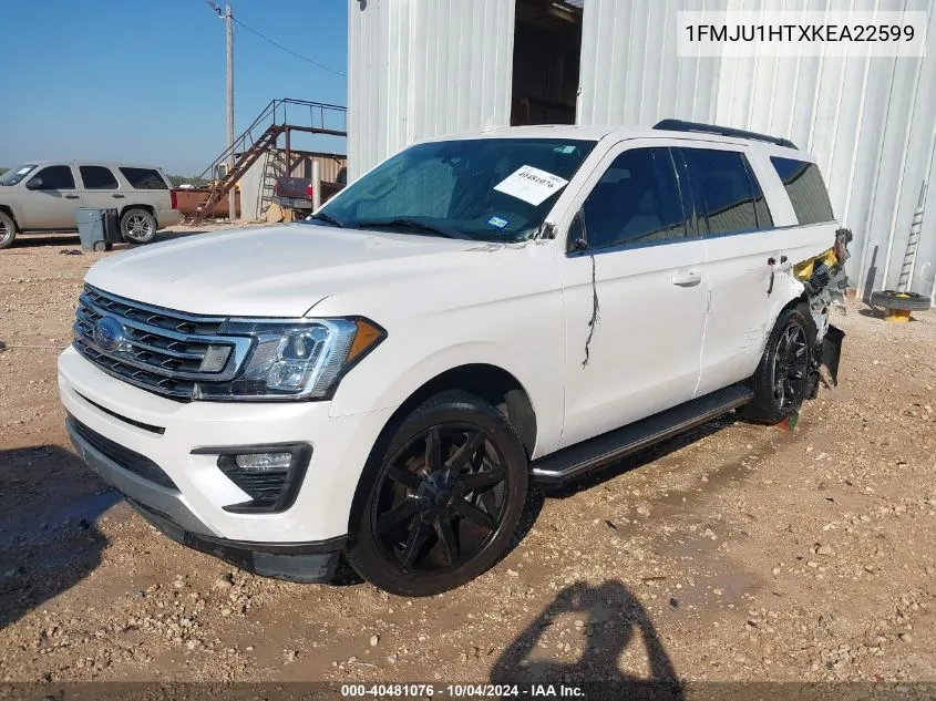 2019 Ford Expedition Xlt VIN: 1FMJU1HTXKEA22599 Lot: 40481076