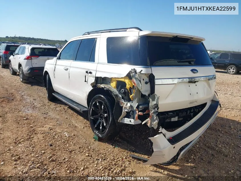 2019 Ford Expedition Xlt VIN: 1FMJU1HTXKEA22599 Lot: 40481076