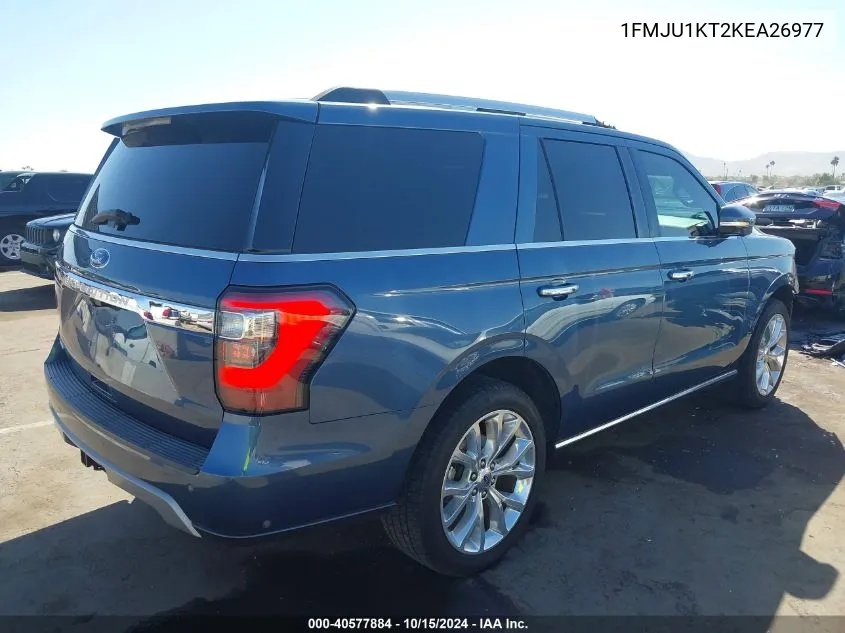 2019 Ford Expedition Limited VIN: 1FMJU1KT2KEA26977 Lot: 40577884