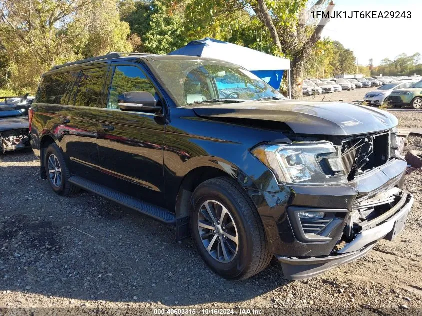 1FMJK1JT6KEA29243 2019 Ford Expedition Max Xlt