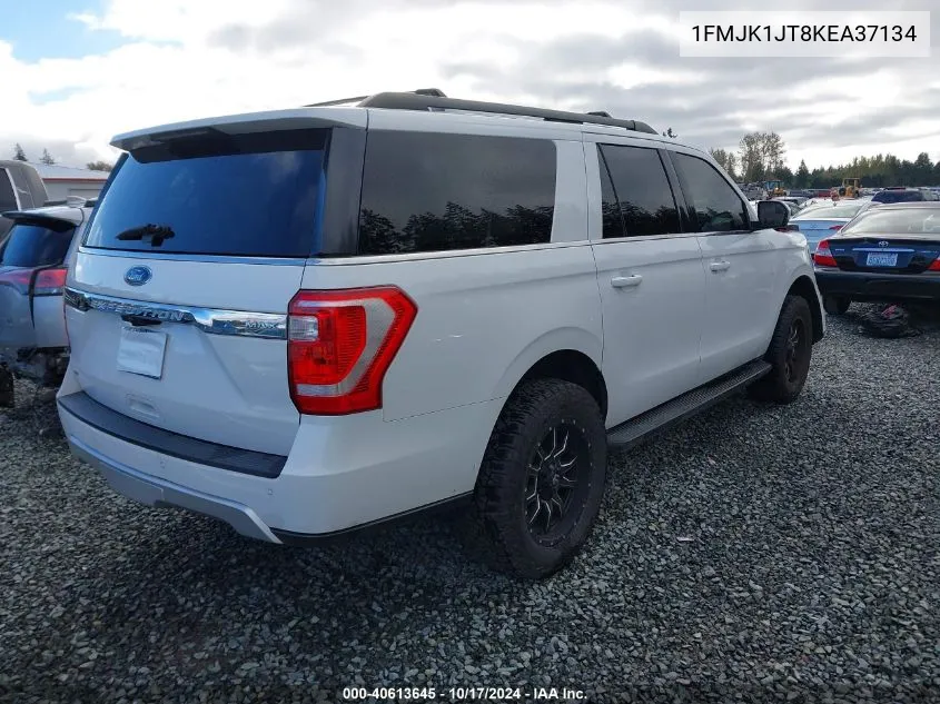 2019 Ford Expedition Max Xlt VIN: 1FMJK1JT8KEA37134 Lot: 40613645