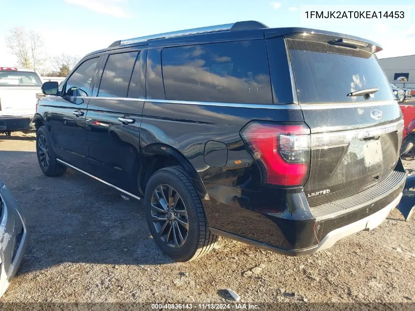 2019 Ford Expedition Max Limited VIN: 1FMJK2AT0KEA14453 Lot: 40836143